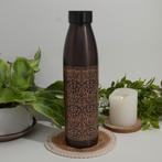 Puur koperen waterfles antique met patroon gegraveerd ± 950, Nieuw