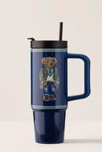 Ralph Lauren Heritage Polo Bear waterfles met rietje | Water, Sport en Fitness, Ophalen of Verzenden, Nieuw