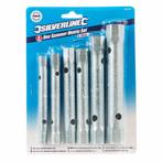 Silverline Metrische pijpsleutel set - 6 delig - 8 tot 19..., Ophalen of Verzenden, Nieuw