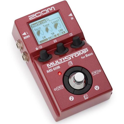 Zoom MultiStomp MS-60B multi-effectpedaal voor basgitaar, Muziek en Instrumenten, Effecten, Verzenden