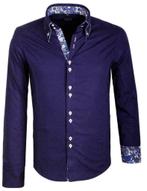 Goedkope heren overhemden - Ruime keuze |Blauw - Wit - Zwart, Nieuw, Halswijdte 43/44 (XL), Verzenden, Overige kleuren