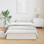 vidaXL Bedframe Wit 100 x 220 cm Massief grenenhout, Verzenden, Nieuw, Wit, Hout