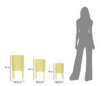 VAASHOUDER IRIS SET 3 STUKS CM Ø 36X56,5-30X48,5-24X37,5, Huis en Inrichting, Ophalen of Verzenden, Nieuw
