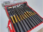 Veiling - 16 delige beitelset CRV en 12 delige set Carbon st, Nieuw