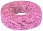 Jute band Roze 5 cm rol 40 meter, Ophalen of Verzenden, Nieuw