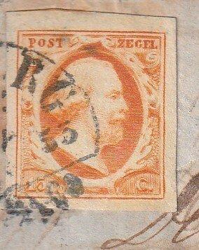 Nederland 1852 - Koning Willem III, eerste emissie; Een beschikbaar voor biedingen