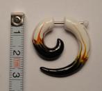 Fake Acrylic Stretcher Spiral Flames White, Sieraden, Tassen en Uiterlijk, Piercings, Nieuw, Verzenden