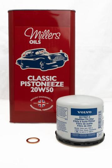 Millers Olie met filter en carterplugring beschikbaar voor biedingen