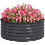 Moestuinbak - Groene vingers - Stapelbaar - Zwart, Tuin en Terras, Bloembakken en Plantenbakken, Ophalen of Verzenden, Nieuw
