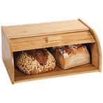 Broodtrommel met rolluik - FSC® Bamboe houten brooddoos met, Huis en Inrichting, Keuken | Keukenbenodigdheden, Nieuw, Verzenden