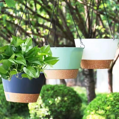 Zelf Watergevende Hangpotten 8/10inch Plastic Binnen/Buiten, Tuin en Terras, Bloempotten, Nieuw, Verzenden