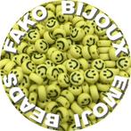 Fako Bijoux® - Emoji / Smiley Kralen - Acryl - 7mm -, Hobby en Vrije tijd, Kralen en Sieraden maken, Verzenden, Nieuw