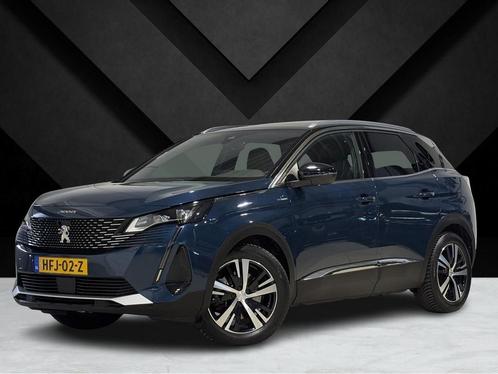 Zakelijke Lease |  Peugeot 3008 GT 1.6 Turbo 225pk Hybrid e-, Auto's, Peugeot, Dealer onderhouden, Lease, Zwart, Automaat, SUV of Terreinwagen