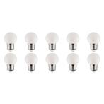 LED Lamp 10 Pack - Romba - Wit Gekleurd - E27 Fitting - 1W, Ophalen of Verzenden, Nieuw, Overige materialen