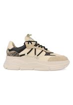 Ps Poelman Jilly LPJILLY-09POE1 Beige / Zwart-38, Kleding | Dames, Schoenen, Verzenden, Nieuw, Beige
