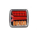 LED achterlichtcombinatie - 12 / 24V - 4 in 1 - 34 LED, Auto diversen, Tuning en Styling, Ophalen of Verzenden