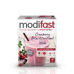 4x Modifast Intensive Milkshake Cranberry 8 x 55 gr, Verzenden