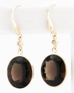 Zonder Minimumprijs - Oorbellen - 14 karaat Geel goud Quartz, Sieraden, Tassen en Uiterlijk, Oorbellen, Nieuw