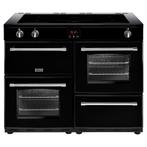 €2399 Stoves Gourmet 110 EI inductie fornuis / zwart OP = O, Witgoed en Apparatuur, Fornuizen, Ophalen of Verzenden, Nieuw, Vrijstaand