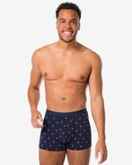 HEMA Korte herenboxers chili - 3 stuks donkerblauw, Verzenden, Nieuw