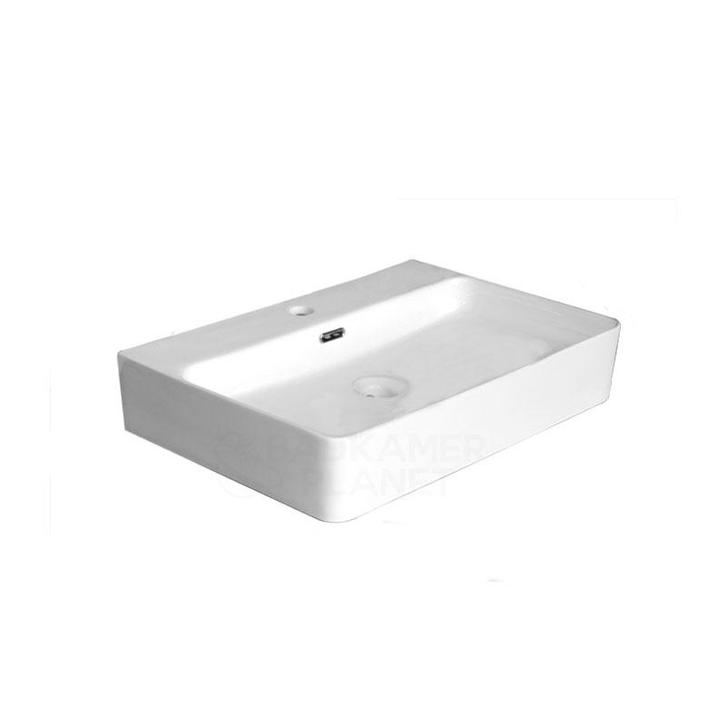 Sani Royal Keramische Waskom Torso 60x42,5x13,5 cm, Doe-het-zelf en Verbouw, Sanitair