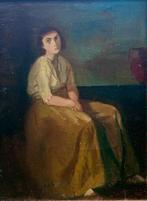 Péter Szüle (1886-1944) - Maid, Antiek en Kunst, Kunst | Schilderijen | Klassiek