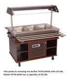 Combisteel Gekoeld Buffet | Hout/RVS | 5x 1/1 GN | +4°c/+8°c, Ophalen of Verzenden, Nieuw