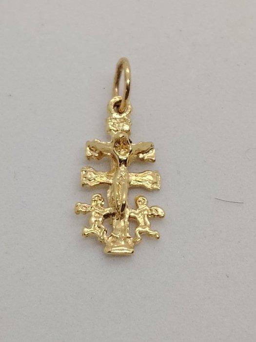 Zonder Minimumprijs - Kruishanger - 18 karaat Geel goud, Sieraden, Tassen en Uiterlijk, Antieke sieraden