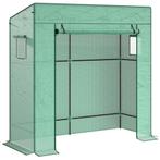 Tomatenkas Foliekas Met Roldeur Mesh-Raam Schuin Dak 196 X 7, Verzenden