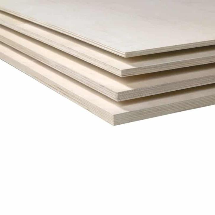Berken multiplex 125x250cm, Doe-het-zelf en Verbouw, Platen en Panelen, Nieuw, Ophalen of Verzenden