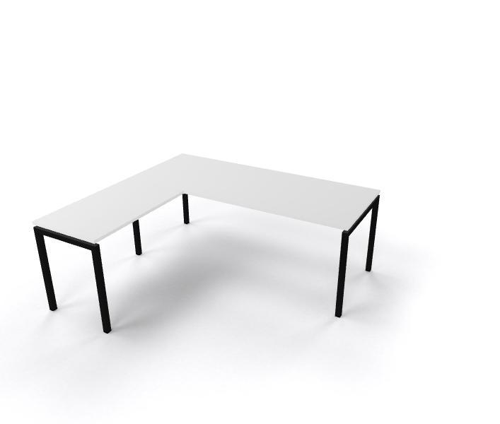 N-poot hoekbureau, 200x200cm, Zakelijke goederen, Kantoor en Winkelinrichting | Kantoormeubilair en Inrichting, Ophalen of Verzenden