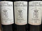 4x 1983 Château Marquis de Terme , 1981 & 1986 Château, Verzamelen, Nieuw