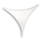 WENTEX® Stretch Shape driehoek 500 cm x 250 cm, wit, Nieuw, Verzenden