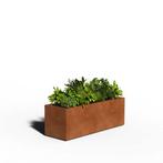 Cortenstaal Plantenbak Rechthoek | Gelast | 150 x 50 x 50, Tuin en Terras, Verzenden, Nieuw