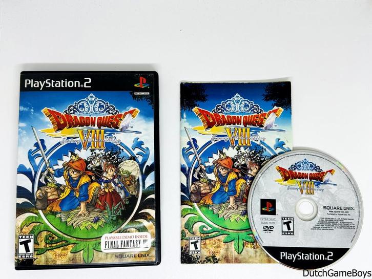 Playstation 2 / PS2 - Dragon Quest VIII - Journey Of The Cur, Spelcomputers en Games, Games | Sony PlayStation 2, Gebruikt, Verzenden
