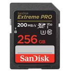 SanDisk 256GB SDXC Extreme 200MB/s met garantie, Ophalen of Verzenden, Gebruikt