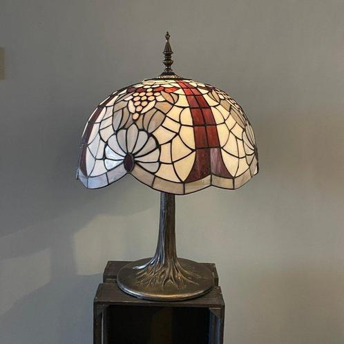 Tafellamp - Glas-in-lood, Antiek en Kunst, Curiosa en Brocante