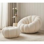 Olivia fauteuil set teddy - Gewoon wonen, Huis en Inrichting, Verzenden, Nieuw, 75 tot 100 cm, 75 tot 100 cm