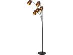 Lucide RANKOS - Vloerlamp - 5xE14 - 30x71,5x200 cm - Zwart, Verzenden, Zo goed als nieuw