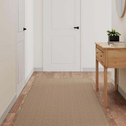 vidaXL Tapijtloper 80x200 cm sisal-look zandkleurig, Huis en Inrichting, Stoffering | Tapijten en Kleden, Bruin, Nieuw, Verzenden