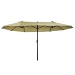 e Parasol, Tuinparasol, Marktparasol, Dubbele Parasol, Terra, Tuin en Terras, Parasols, Nieuw, Verzenden