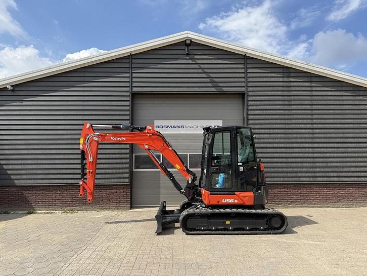 Kubota U56-5 minigraver NIEUW, Zakelijke goederen, Machines en Bouw | Kranen en Graafmachines, Graafmachine, Ophalen