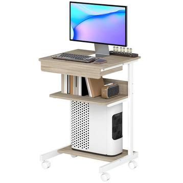 TRUUSK Rolbureau Met Lade En Planken - Compact Design - 4 Wi beschikbaar voor biedingen