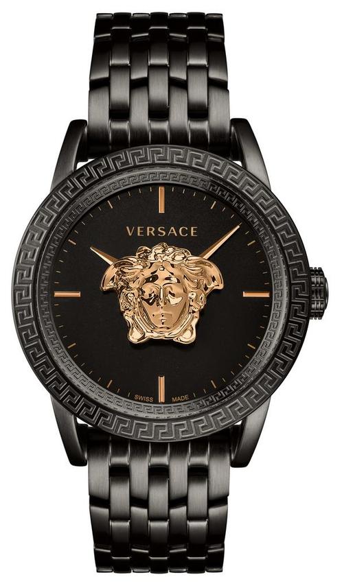Versace VERD00518 Palazzo heren horloge 43 mm, Sieraden, Tassen en Uiterlijk, Horloges | Heren, Staal, Nieuw, Staal, Overige merken