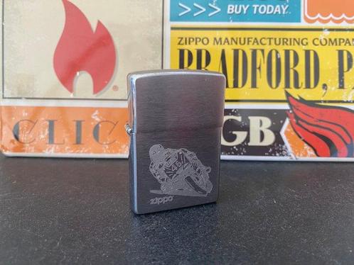 Zippo - MOTARD - Zonder Minimumprijs - Aansteker - Messing,, Verzamelen, Rookartikelen, Aanstekers en Luciferdoosjes