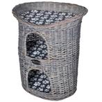 vidaXL Kattenbed/huis/krabpaal 2-laags met kussen wilgen, Verzenden, Nieuw