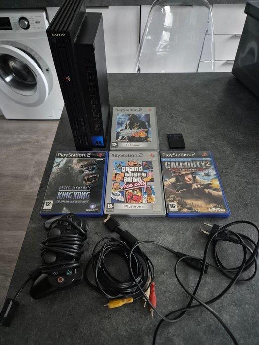 Sony - Playstation 2 (PS2) - Videogameconsole + games, Spelcomputers en Games, Spelcomputers | Overige Accessoires