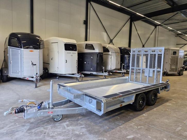 Henra Major Xpert machinetransporter 350x150 alu bodem, Auto diversen, Aanhangers en Bagagewagens