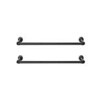 Hoppa! HSR67BK02 Gaderoberegels set van 2 van €39 voor €33, Huis en Inrichting, Woonaccessoires | Kapstokken, Ophalen of Verzenden