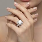 Ring - 18 karaat Witgoud - 0.94ct. tw. Diamant (Natuurlijk), Nieuw